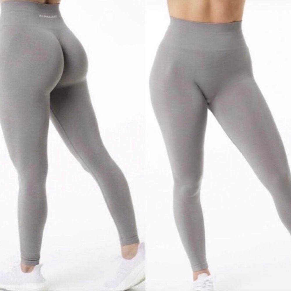 *RARE* Alphalete Amplify leggings in Medium grey size XS